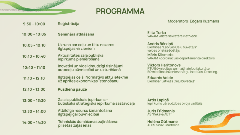 Semināra programma